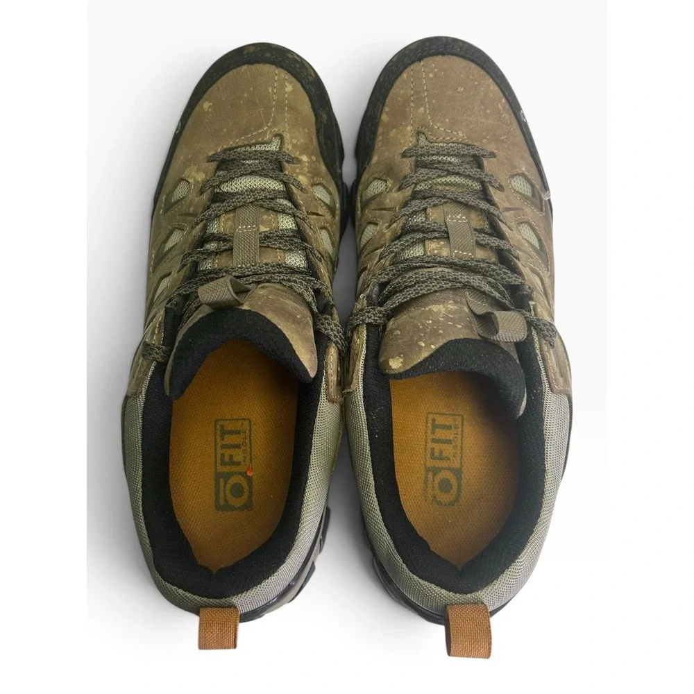 Oboz Sawtooth X Low B-DRY Waterproof Hiking Shoes Mens Size 9 Brown/Canteen GUC